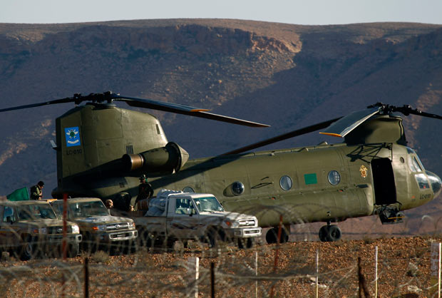 CH-47 libio al comienzo de la guerra civil