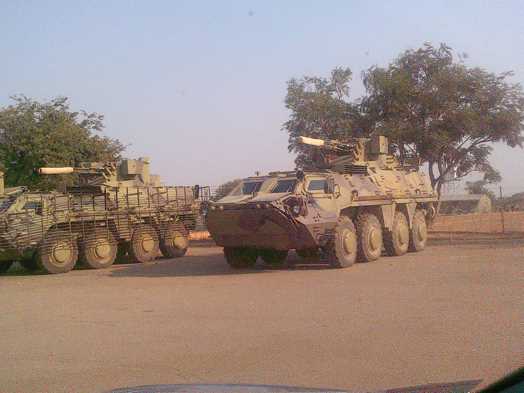 El ejército de Nigeria incorpora blindados BTR-4