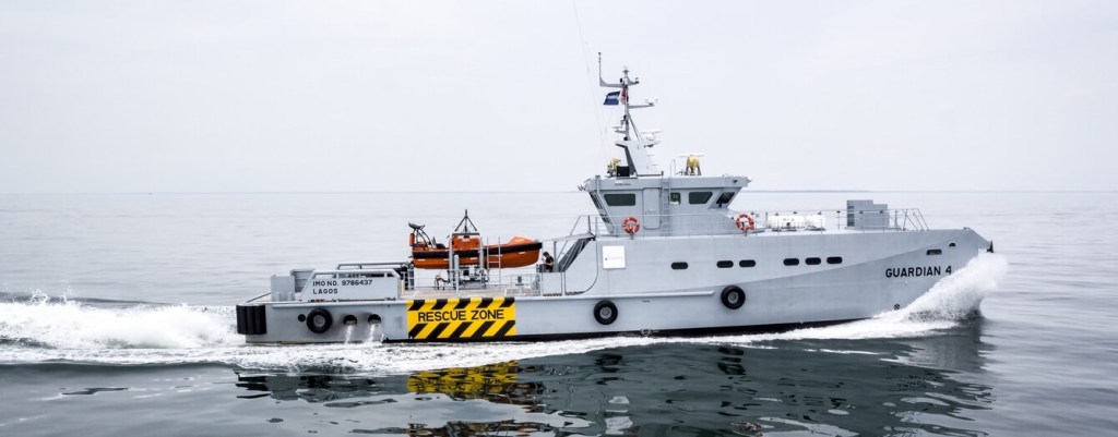 Damen entrega un cuarto patrullero 3307 a una empresa privada de&nbsp;Nigeria