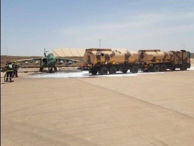 Un Su-25 chadiano dispara accidentalmente un cohete estando en&nbsp;tierra